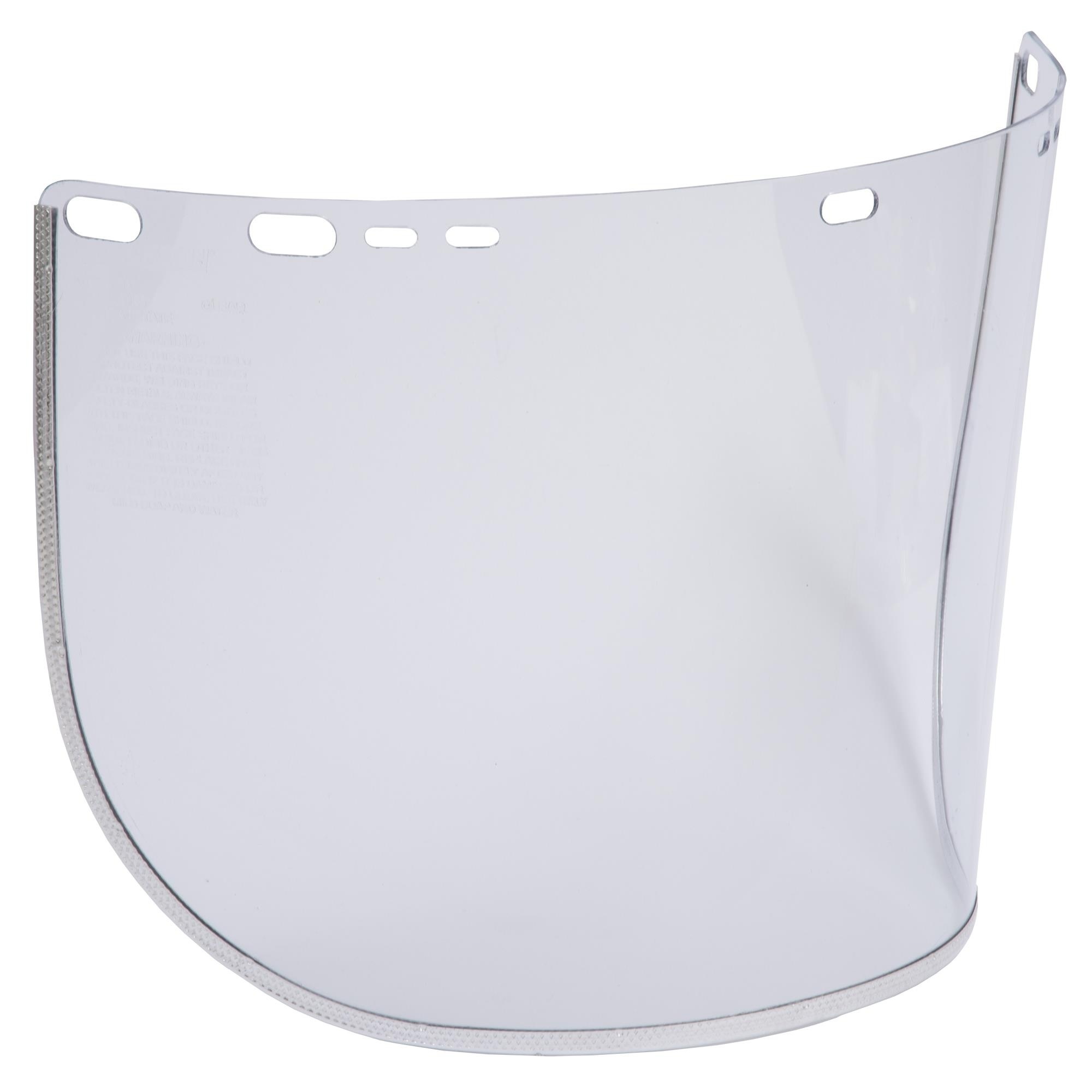 Jackson Safety® - Replacement Windows for F30 Acetate Face Shields - Clear - 8" x 15.5" x.040" - E Shaped - Bound - Model # 29054